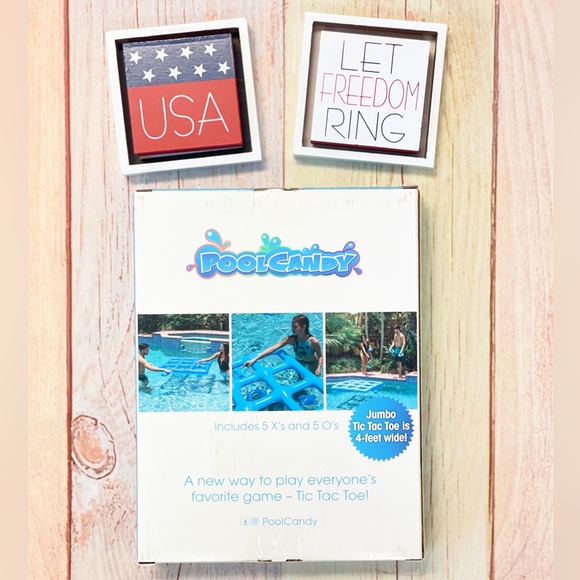 ‼️FINAL CLEARANCE SALE‼️ Inflatable Waterproof Jumbo Tic Tac Toe Game PoolCandy - Picture 10 of 15